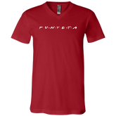 Punyeta Friends Unisex Jersey V-Neck T-Shirt